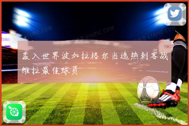 轰入世界波加拉格尔当选热刺客战维拉最佳球员